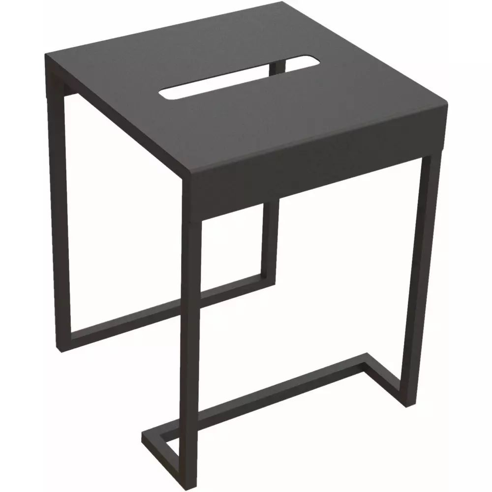 Scaun baie Deante Mokko negru