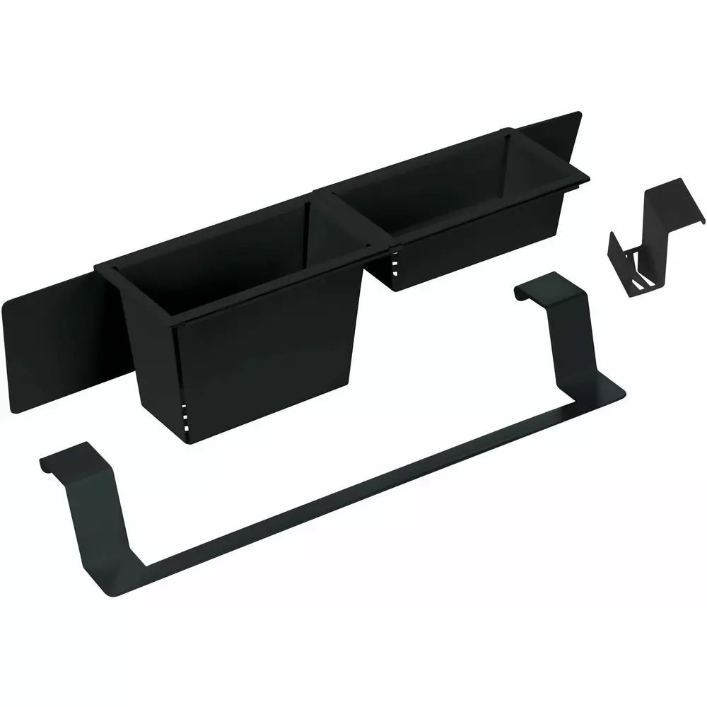 Set accesorii chiuveta Deante Magnetic negru/mat