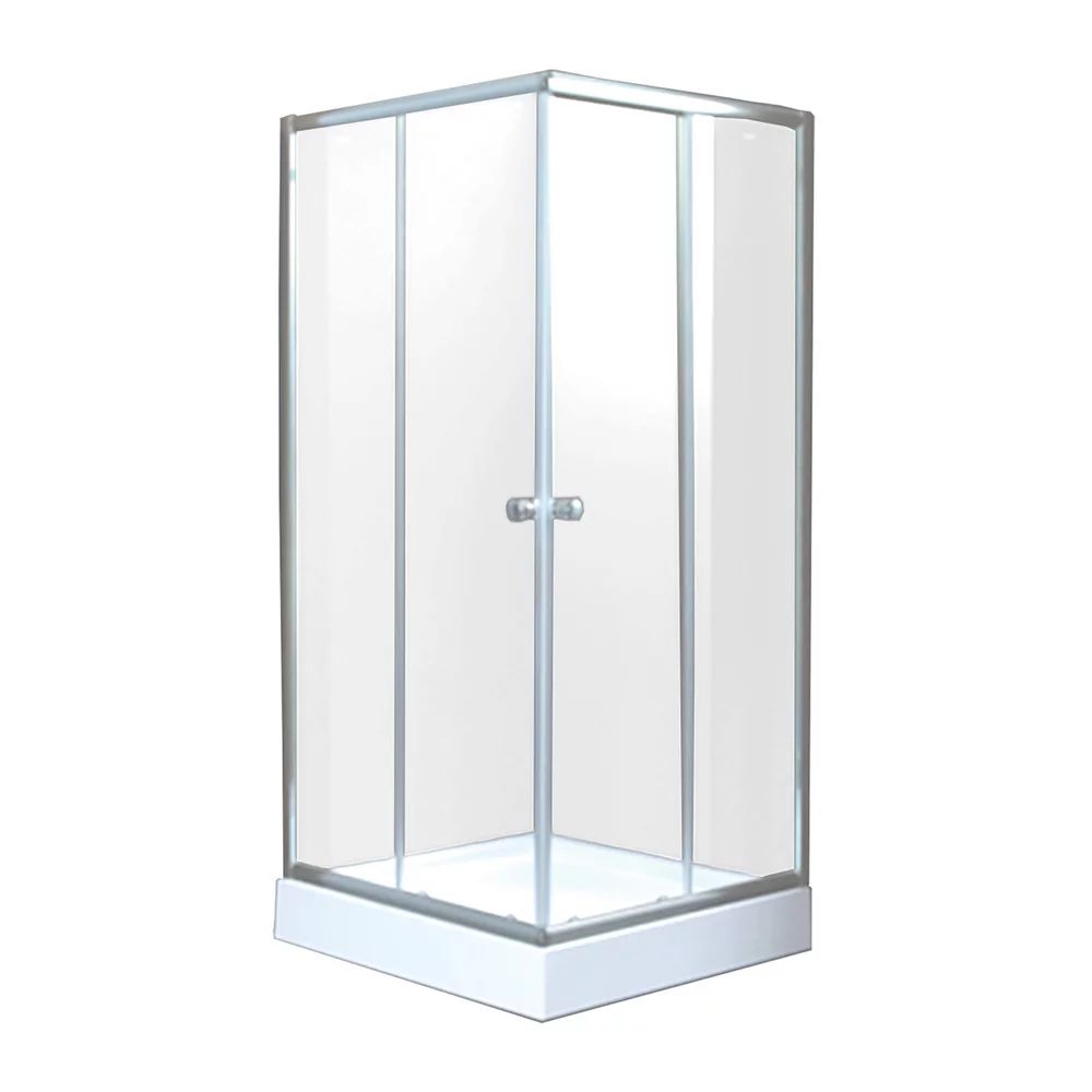 Cabina de dus patrata Invena Parla si usi culisante 90x90 crom