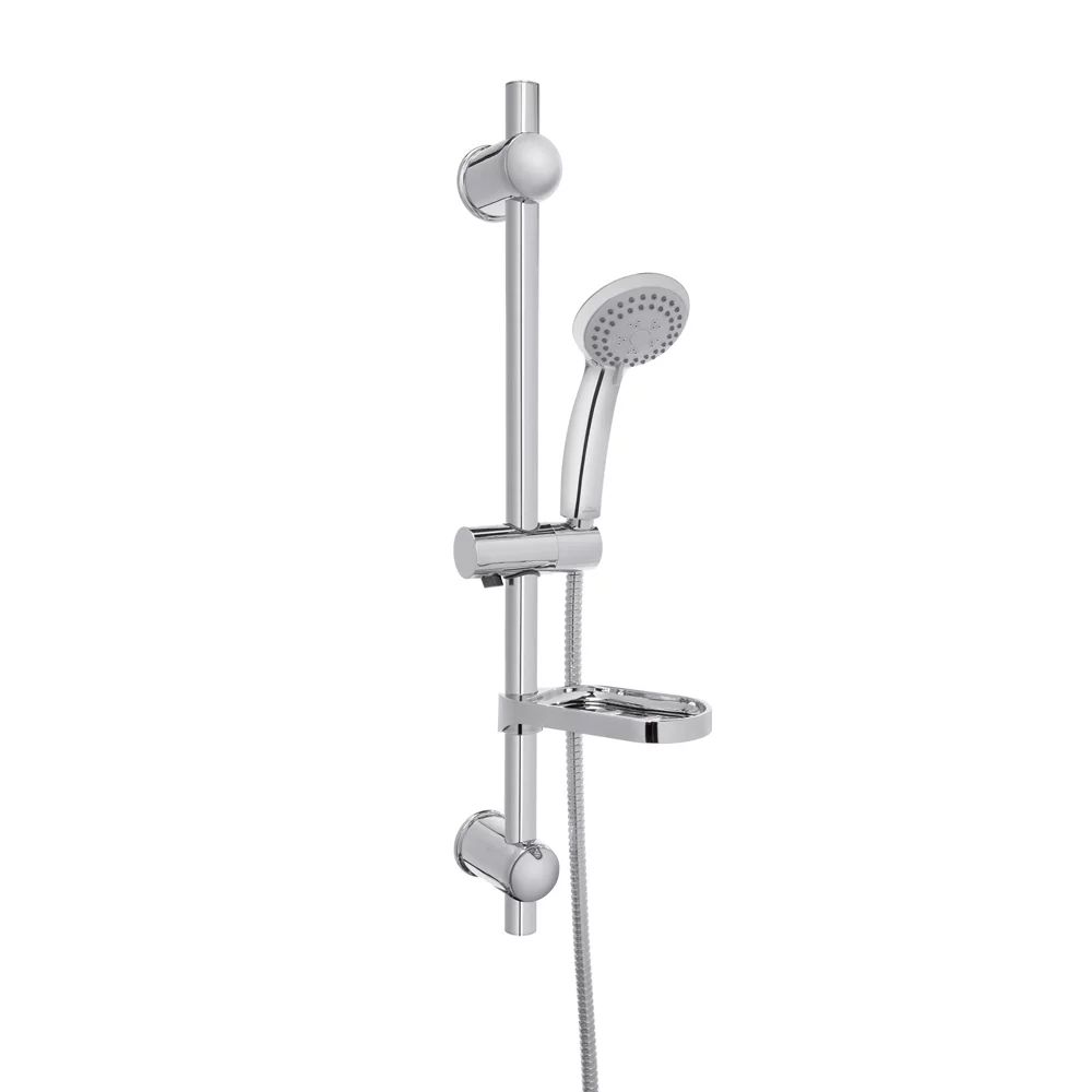 Set de dus cu bara Invena Hiuma cu 3 functii crom