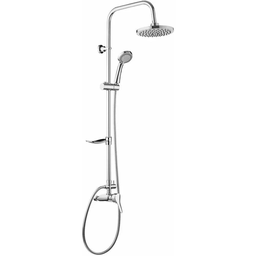 Coloana de dus cu baterie monocomanda Deante Joko Round