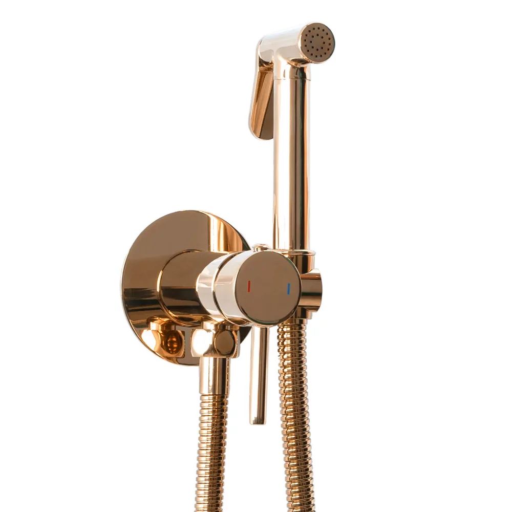 Dus igienic cu baterie rose gold Rea Loop cu baterie incastrata