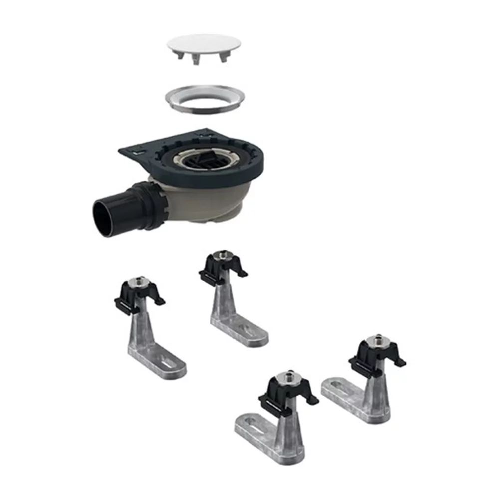 Set instalare cadita dus Geberit Setaplano 4 picioare iesire laterala 50 mm