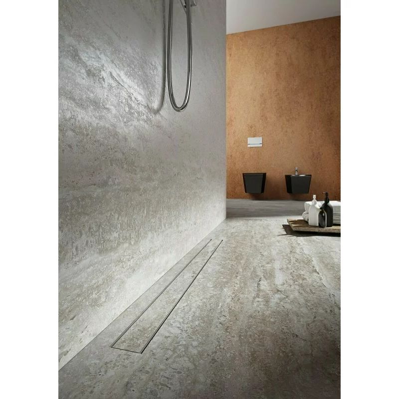 Set rigola cu capac faiantabil APZ115 MARBLE LOW 115 cm