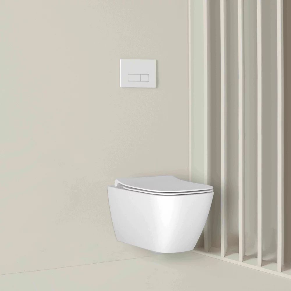 Set vas WC suspendat Ideal Standard I.life B alb si capac slim softclose
