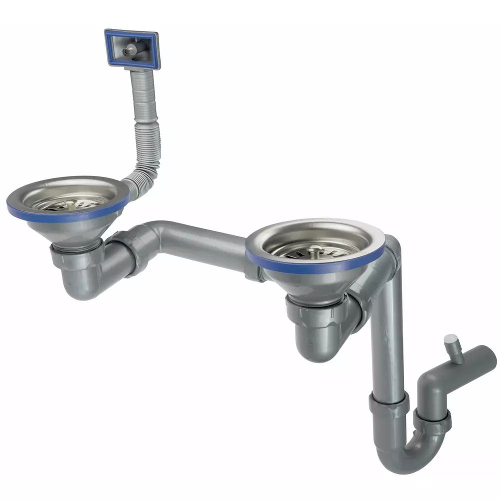 Sifon chiuveta Deante pentru 1,5/2 cuve inox