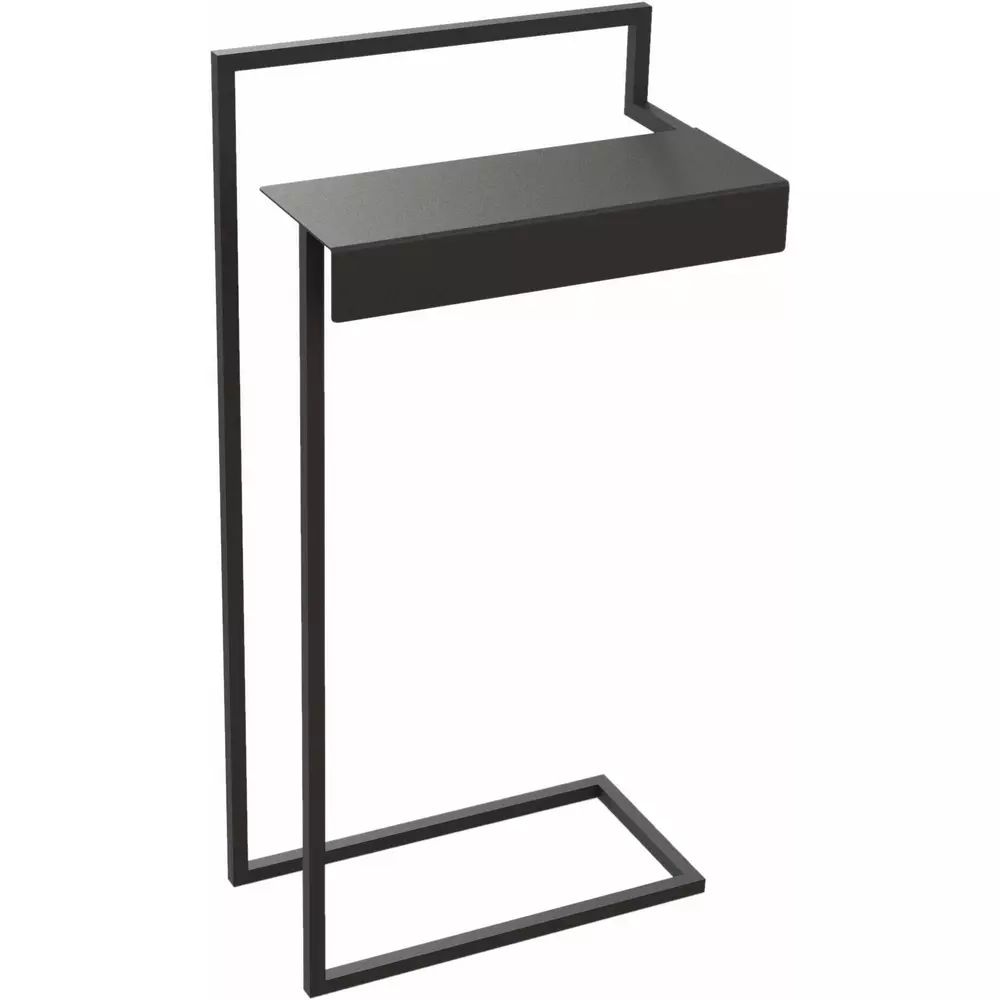 Suport freestanding Deante Mokko cu raft negru/mat