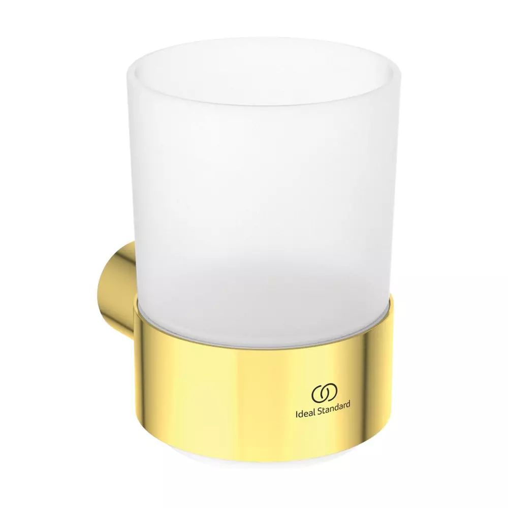 Suport periute de dinti Ideal Standard Atelier Conca rotund auriu periat