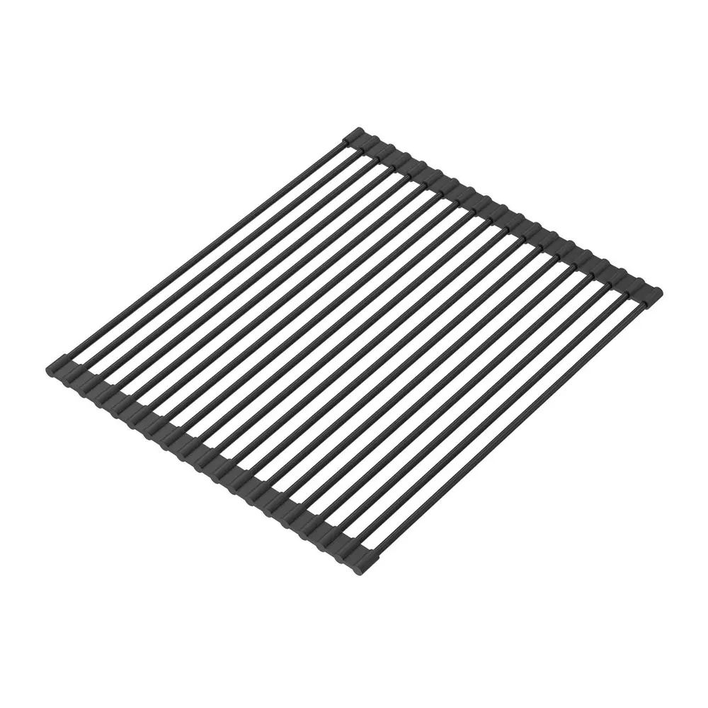Suport vase Quadron Unique Rollmata finisaj negru carbon 38x25cm