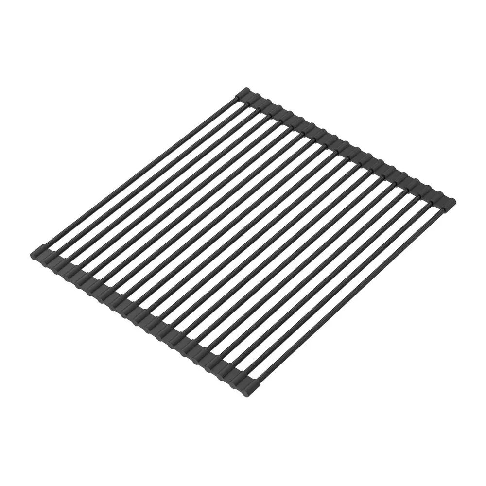 Suport vase Quadron Unique Rollmata finisaj negru carbon 43x32 cm