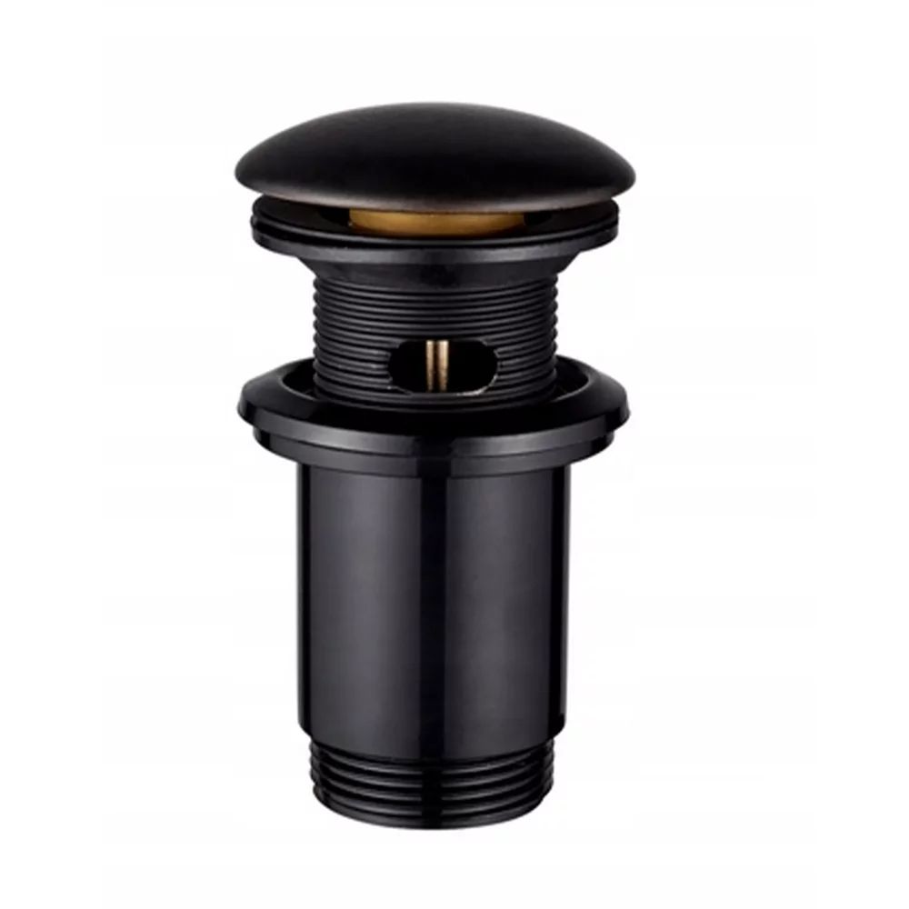 Ventil lavoar Click-Clack Invena universal negru mat