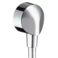 Cot conector dus Hansgrohe FixFit E crom lucios