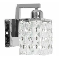 Aplica de perete crom cu abajur cristal Glamour Rea APP543-1W