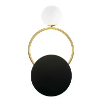 Aplica de perete Rea APP923-1W auriu - negru