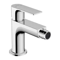 Baterie bideu Hansgrohe Rebris E crom lucios cu ventil Pop-Up