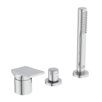 Baterie cada - dus Ideal Standard Atelier Extra crom lucios cu 3 elemente