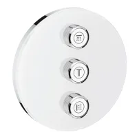 Baterie alba dus Grohe Grohtherm SmartControl cu 3 iesiri