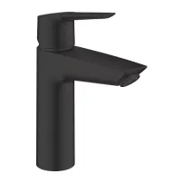 Baterie lavoar Grohe Start negru mat cu ventil Click-Clack