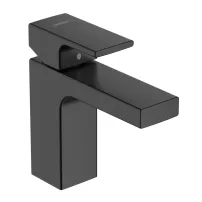 Baterie lavoar Hansgrohe Vernis Shape 100 monocomanda negru mat