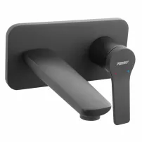 Baterie lavoar incastrata negru Ferro Stratos