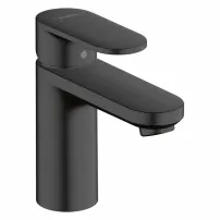 Baterie lavoar Hansgrohe Vernis Blend 100 negru mat cu ventil Pop-Up