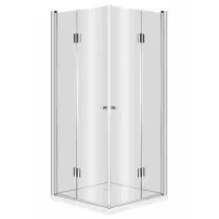 Cabina de dus patrata Deante Kerria cu usi batante 90x90cm finisaj crom