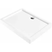 Cadita dus dreptunghiulara Deante Jasmin alb 100x80 cm