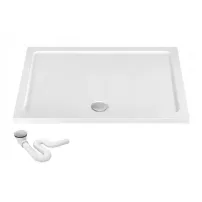 Cadita dus dreptunghiulara Rea Savoy 80x100 alb