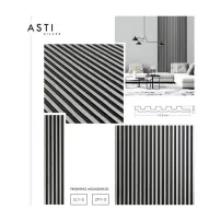Capat panou riflaj dreapta Lamelio Asti finisaj argintiu 2.6x270 cm