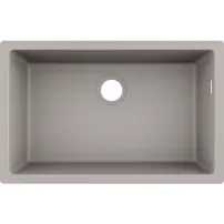 Chiuveta compozit Hansgrohe S51 SilicaTec gri beton 71x45 cm