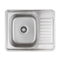 Chiuveta inox incastrata Quadron Pop Kevin 116 inox satinat 58x48 cm