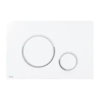Clapeta de actionare Alca Thin M776 alb - crom