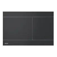 Clapeta de actionare Alca Flat FUN-BLACK negru mat