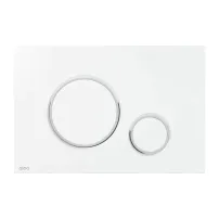 Clapeta de actionare Alca Thin M770 alb - crom lucios