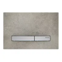 Clapeta de actionare Geberit Sigma50 aspect de beton/ clape crom