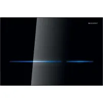 Clapeta electronica Geberit Sigma80 negru pentru rezervor cu grosimea 12 cm