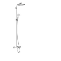 Coloana de dus cu baterie termostatata si pipa cada Hansgrohe Crometta S240