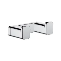 Cuier dublu Hansgrohe AddStoris crom lucios