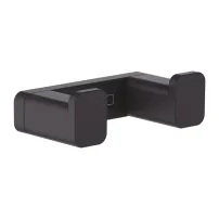 Cuier dublu Hansgrohe AddStoris negru mat