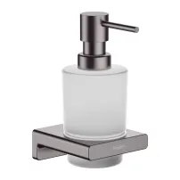 Dozator sapun lichid Hansgrohe AddStoris negru - crom periat