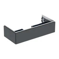 Dulap baza suspendat Geberit One negru mat 105 cm
