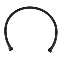 Furtun de conectare Invena 80 cm negru mat