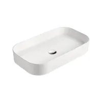 Lavoar pe blat Fluminia Capri alb 65 cm