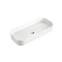 Lavoar pe blat Fluminia Capri alb 85 cm
