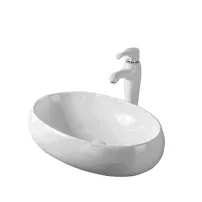 Lavoar pe blat Fluminia Lheea 59x40 cm