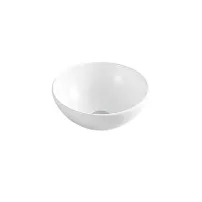 Lavoar pe blat Fluminia Round alb 33 cm
