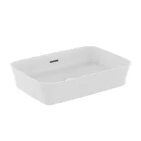Lavoar pe blat Ideal Standard Atelier Ipalyss 55 cm alb mat cu preaplin