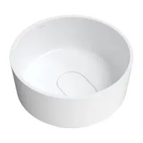 Lavoar pe blat Omnires Cadence M+ rotund alb mat 42 cm