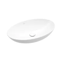 Lavoar pe blat Villeroy&Boch Loop&Friends oval 62 cm alb