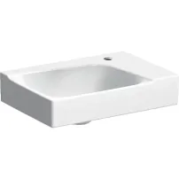 Lavoar pe mobilier Geberit Xeno2 cu orificiu baterie dreapta 40 cm alb